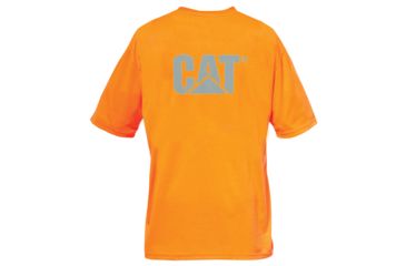 Image of Caterpillar Hi-Vis Trademark Pocket T-Shirt, Hi-Vis Orange, Extra Large 1510499-607-XL