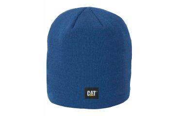 Image of Caterpillar Logo Knit Cap, Vintage Blue, One Size 1120038-40F-OS