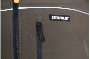 Image of Caterpillar Soft Shell Jacket, Army Moss, Large W11440-10639-L