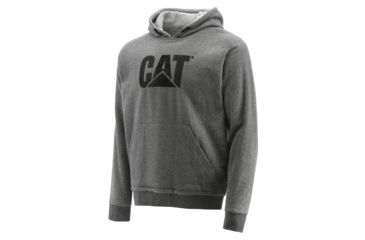 Image of Caterpillar Trademark Lined Hoodie - Mens, Dark Heather Grey, M, 1910102-004-M