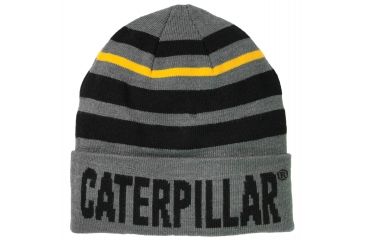 Image of Caterpillar Tumbler Knit Cap, Dark Heather Grey, One Size 1120030-004-OS