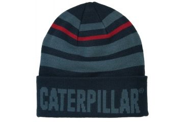 Image of Caterpillar Tumbler Knit Cap, Navy, One Size 1120030-382-OS
