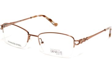 Image of Catherine Deneuve CD0421 Eyeglass Frames - Shiny Light Brown Frame Color, Shiny Light Brown Lens Color