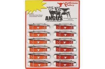 Image of CattlemanS Cutlery Angus 12- Piece Knives Display Board CC0002ORT