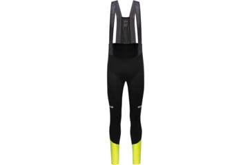 Image of GOREWEAR SPINSHIFT Thermo Cycling Bib Tights+ Mens in Black/Neon Yellow Large Form fit 3238FE11, 101085-9908-L