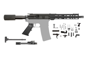 Image of CBC Industries AR-15 Pistol Kit, 300AAC, 10.5in, 1-7, 10in Gen 2 Keymod AR-15 Handguard/Rail, BCG, Charging Handle, AR-15 Lower Parts Kit, Black, 205-751