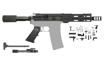 Image of CBC Industries AR-15 Pistol Kit, 300AAC, 7.5in AR-15 Barrel, 1-8, 7in Gen 2 AR-15 Handguard/Rail, Black, 205-501