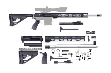 Image of CBC Industries Unassembled AR-10 Rifle Kit, 20 in, 0.308 Ss, Black, U-205-199