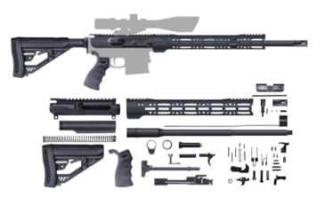Image of CBC Industries Unassembled AR-10 Rifle Kit, 20 in, 0.308 Win, Black, U-205-113