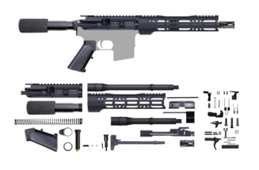Image of CBC Industries Unassembled AR-15 Pistol Kit, 10.5 in, 300AAC, Black, U-205-751