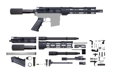 Image of CBC Industries Unassembled AR-15 Pistol Kit, 10.5 in, 7.62X39, Black, U-205-742