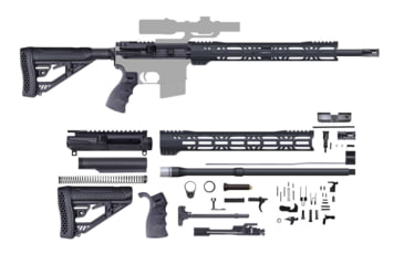 Image of CBC Industries Unassembled AR-15 Pistol Kit, 18 in, 6.5 Grendel, Black, U-205-621