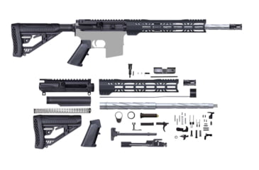 Image of CBC Industries Unassembled AR-15 Rifle Kit, 16 in, 0.223 Wylde, 15in Hanguard, Spiral Flute, Black, U-205-180