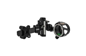 Image of CBE Trek Pro Vertical Pin Sight, .019in, Left Hand, 3 Pin, Black, CBE-TKP-VP-3-LH-19