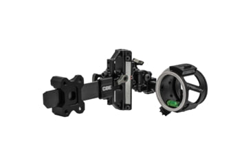 Image of CBE Trek Pro Vertical Pin Sight, .019in, Left Hand, 2 Pin, Black, CBE-TKP-VP-2-LH-19