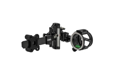Image of CBE Trek Pro Vertical Pin Sight, .010in, Left Hand, 2 Pin, Black, CBE-TKP-VP-2-LH-10