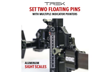 Image of CBE Trek Sight, .019in Fiber, Left Hand, 5 Pin, CBE-TKS-5-LH-19