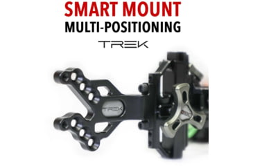 Image of CBE Trek Sight, .019in Fiber, Left Hand, 5 Pin, Black, CBE-TKS-5-LH-19