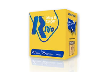 Image of RIO Ammunition Wing &amp; Target 20 Gauge 1 oz 2 3/4 in Centerfire Shotgun Ammo, 25 Rounds, WT208