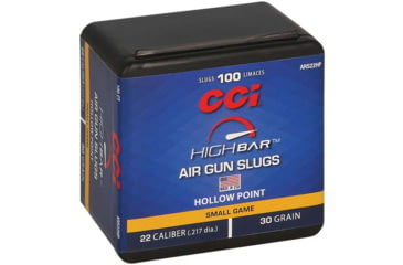 Image of CCI ARS22HP High Bar Air Gun Slug 22Cal 30gr Hollow Point 100 Per Box/5 Case