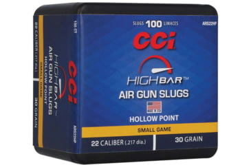 Image of CCI ARS22HP High Bar Air Gun Slug 22Cal 30gr Hollow Point 100 Per Box/5 Case
