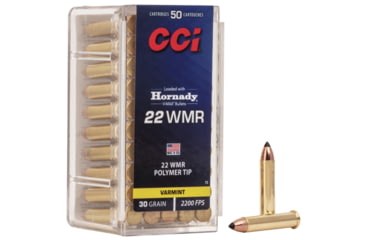 Image of CCI Ammunition V-Max .22 Winchester Magnum Rimfire 30 Grain Hornady V-Max Rimfire Ammo, 50 Rounds, 73