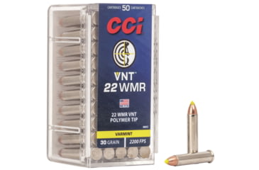 Image of CCI Ammunition VNT .22 Winchester Magnum Rimfire 30 Grain VNT Rimfire Ammo, 50 Rounds, 969CC