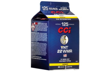 Image of CCI Ammunition VNT .22 Winchester Magnum Rimfire 30 Grain VNT Rimfire Ammo, 1250 Round