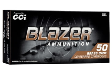 Image of CCI Ammunition Blazer Clean-Fire Suppressor 9mm Luger 147 Grain Total Metal Jacket Brass Cased Pistol Ammo, 50 Rounds, 5203S