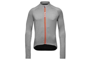 Image of GOREWEAR Mens C5 Thermo Cycling Jersey in Lab Gray/Fireball XS Form fit 9DACC529, 100641-BFAY-S