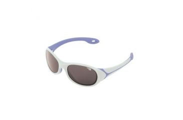 Image of Cebe Flipper Sunglass White/Lavender Frame, Grey Lens CBFLIP4