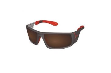 Image of Cebe Ice 8000 Proggressive Rx Sunglasses Dark Grey/Red Frame, CBICE80002