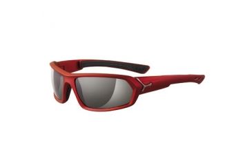 Image of Cebe STeem Sunglass Matte Red Frame, Grey Mirror AR Lens CBSTEEM3