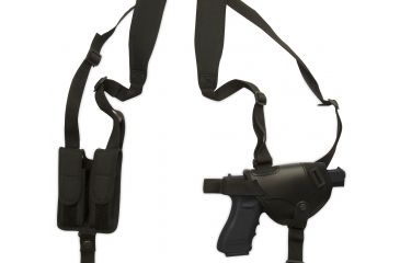 Image of Cebeci Arms Nylon Horiz. Shoulder Holster LML for One Size Fits Most Semi-Autos, Black, Ambidextrous 10283AB01