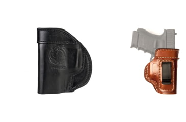 Image of Cebeci Arms Bersa Leather IWB Holster Reinforced Mouth 20799, Black, Tan