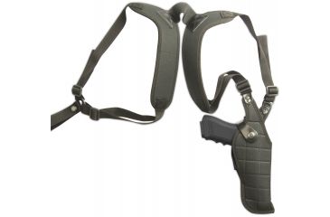 Image of Cebeci Arms Nylon Vertical Shoulder Holster CTO for One Size Fits Most Autos and Revolvers, Black, Right 10337RB01
