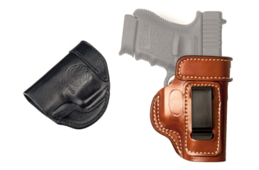 Image of Cebeci Arms CZ Leather IWB Holster Reinforced Mouth 20799, Black, Tan