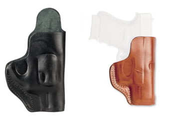 Image of Cebeci Arms Glock Leather On the Waist OWB Holster with Clip 20937, Black, Tan