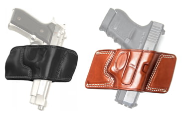 Image of Cebeci Arms Kimber Leather Bikini Holster 20863, Black, Tan