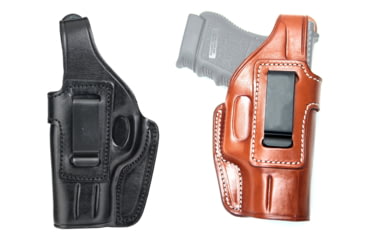 Image of Cebeci Arms Kimber Leather IWB Holster, Black, Tan