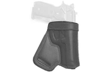 Image of Cebeci Arms Leather Small of the Back Sob Holsters, Canik TP9, Left, Black, 20894LB84