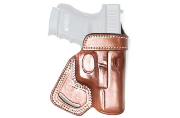 Image of Cebeci Arms Leather Small of the Back Sob Holsters, Canik TP9, Left, Tan, 20894LT84