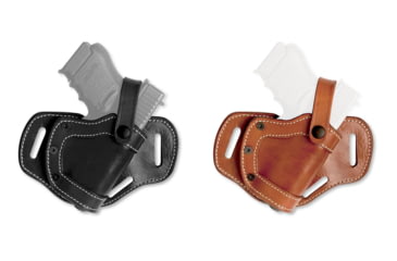 Image of Cebeci Arms Leather Tri-Slot Holster, Black, Tan