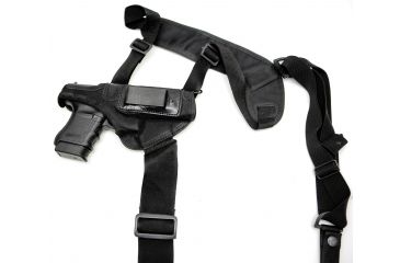 Image of Cebeci Arms Nylon Horiz. Shoulder Holster IWB for HK USP Compact, Black, Right 10245RB28