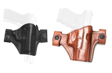 Image of Cebeci Arms Springfield Leather Snap Holster 20832, Black, Tan