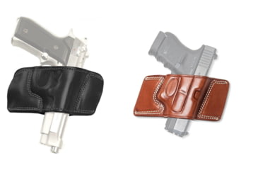 Image of Cebeci Arms S&amp;W Leather Bikini Holster 20863, Black, Tan