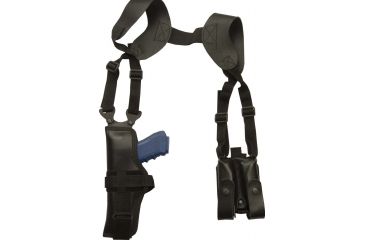 Image of Cebeci Arms TMC Med-Large Semi-Autos Nylon Vertical Shoulder Unisex Holster, Black, Right 10368RB01