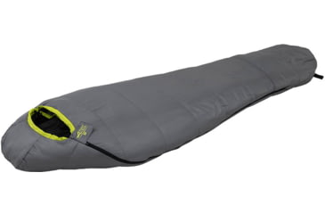 Image of Cedar Ridge Alloy +20 Degrees Sleeping Bag, Gray/Citrus, 4911448