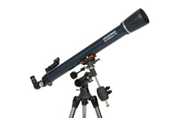 Image of Celestron AstroMaster 70 EQ Equatorial Refractor Telescope, New w/ Equatorial Mount - 21062