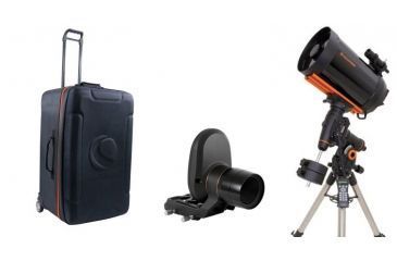 Image of Celestron CGEM 1100 Schmidt Cassegrain Computerized Telescope 11099 w/ NexStar 8in Telescope Carrying Case 94004 and StarSense Accessory 94005